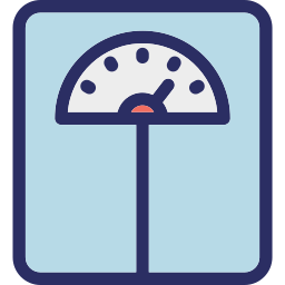 Weight scales icon