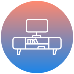 Tv furniture icon