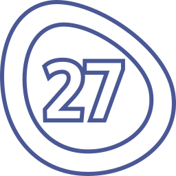 Twenty seven icon