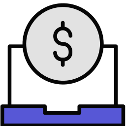 Online transaction icon