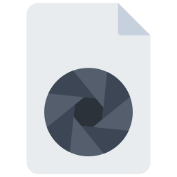 Raw file icon