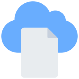 Cloud file icon