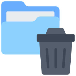 Delete folder icon