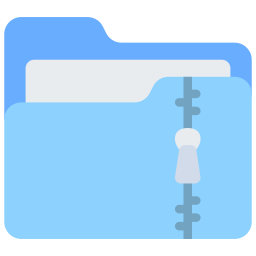 Zip folder icon