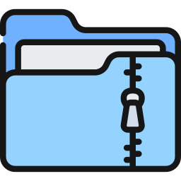 Zip folder icon