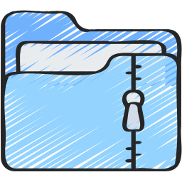 Zip folder icon