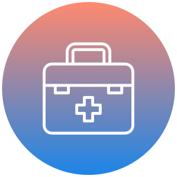 First aid kit icon