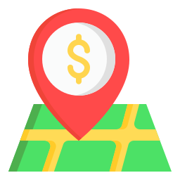 Bank location icon