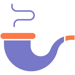 Smoking pipe icon