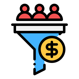 Sales funnel icon