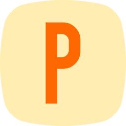 Letter p icon