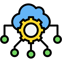 Cloud computing icon