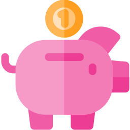 Piggy bank icon