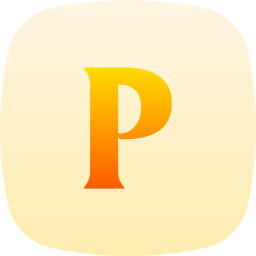 文字p icon