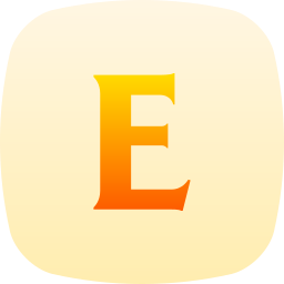 Letter e icon