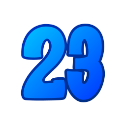 Number 23 icon