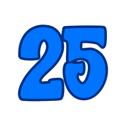 número 25 Ícone