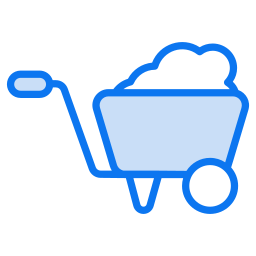 Wheel barrow icon