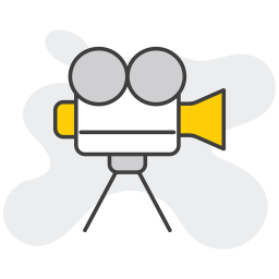 Movie camera icon