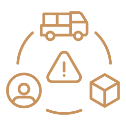 Supply chain icon