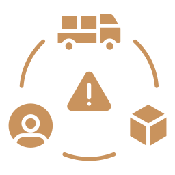 Supply chain icon