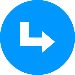 Right arrow angle icon