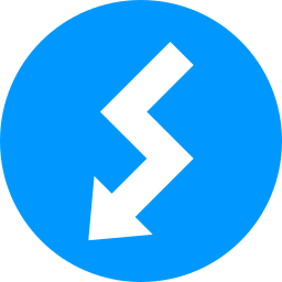 Down left arrow icon