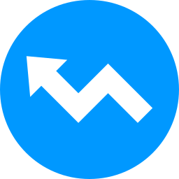 Upper left arrow icon