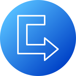 Turn right icon