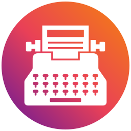 Typewriter icon