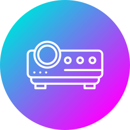 Video projector icon