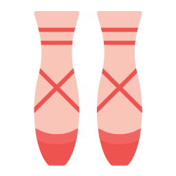 Ballet shoes icon