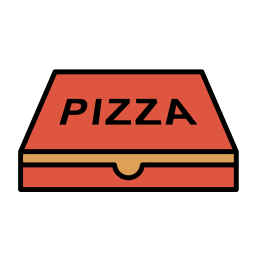 Pizza box icon