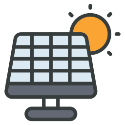 Solar panel icon