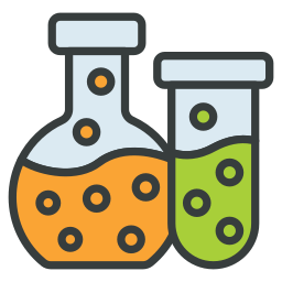 Chemical flask icon