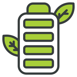 Eco battery icon