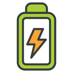 Electric battery icon