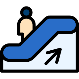 rolltreppe hoch icon