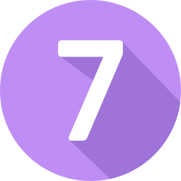 숫자 7 icon