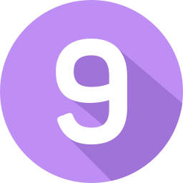 Number 9 icon