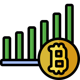 Financial chart icon