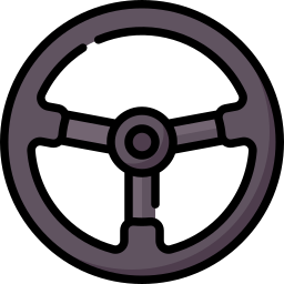 Steering wheel icon