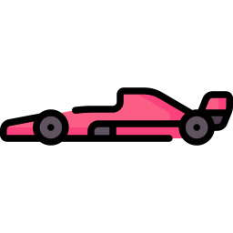 Open wheel car icon