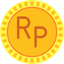 Indonesian rupiah icon