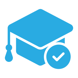 Graduation cap icon