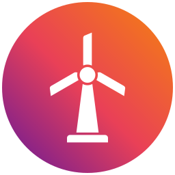 Wind turbine icon