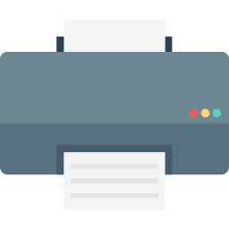 Fax machine icon