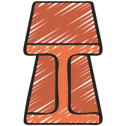 Steel beam icon