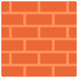 Brick wall icon