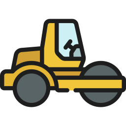 Road roller icon